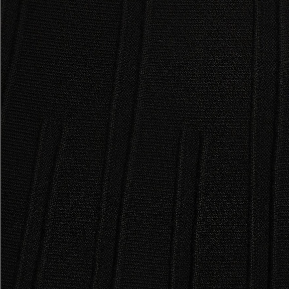 24. DKNY by Donna Karan Logo Grommet Black Skirt Size Medium - Picture 4 of 8